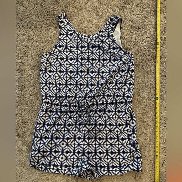 EUC Athleta Romper Blue Batik - Picture 2 of 8